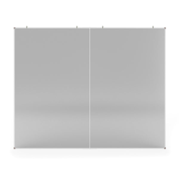 60" x 48" |#| 60x48 Aluminum Magnetic Dry Erase Board with Wall Mount, Marker Tray