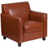 HERCULES Diplomat Series LeatherSoft Chair with Clean Line Stitched Frame