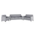 HERCULES Diplomat Series Reception Set with Clean Line Stitched Frame