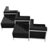 HERCULES Imagination Series LeatherSoft 5 Piece Chair & Ottoman Set