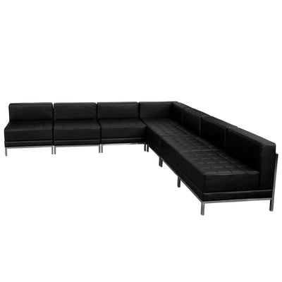 HERCULES Imagination Series LeatherSoft Sectional Configuration, 7 Pieces - View 1