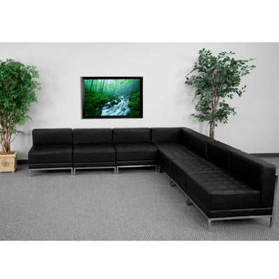 HERCULES Imagination Series LeatherSoft Sectional Configuration, 7 Pieces - View 2