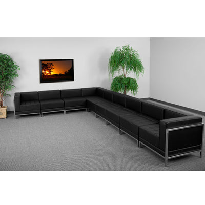 HERCULES Imagination Series LeatherSoft Sectional Configuration, 9 Pieces