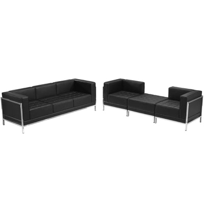 HERCULES Imagination Series LeatherSoft Sofa & Lounge Chair Set, 4 Pieces - View 1