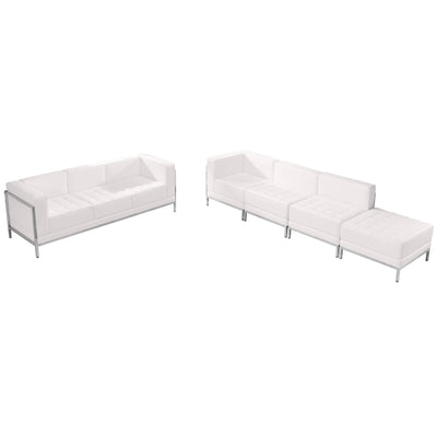 HERCULES Imagination Series LeatherSoft Sofa & Lounge Chair Set, 5 Pieces - View 1
