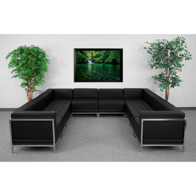 HERCULES Imagination Series LeatherSoft U-Shape Sectional Configuration, 10 Pieces - View 2