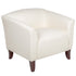 HERCULES Imperial Series LeatherSoft Chair with Cherry Wood Feet