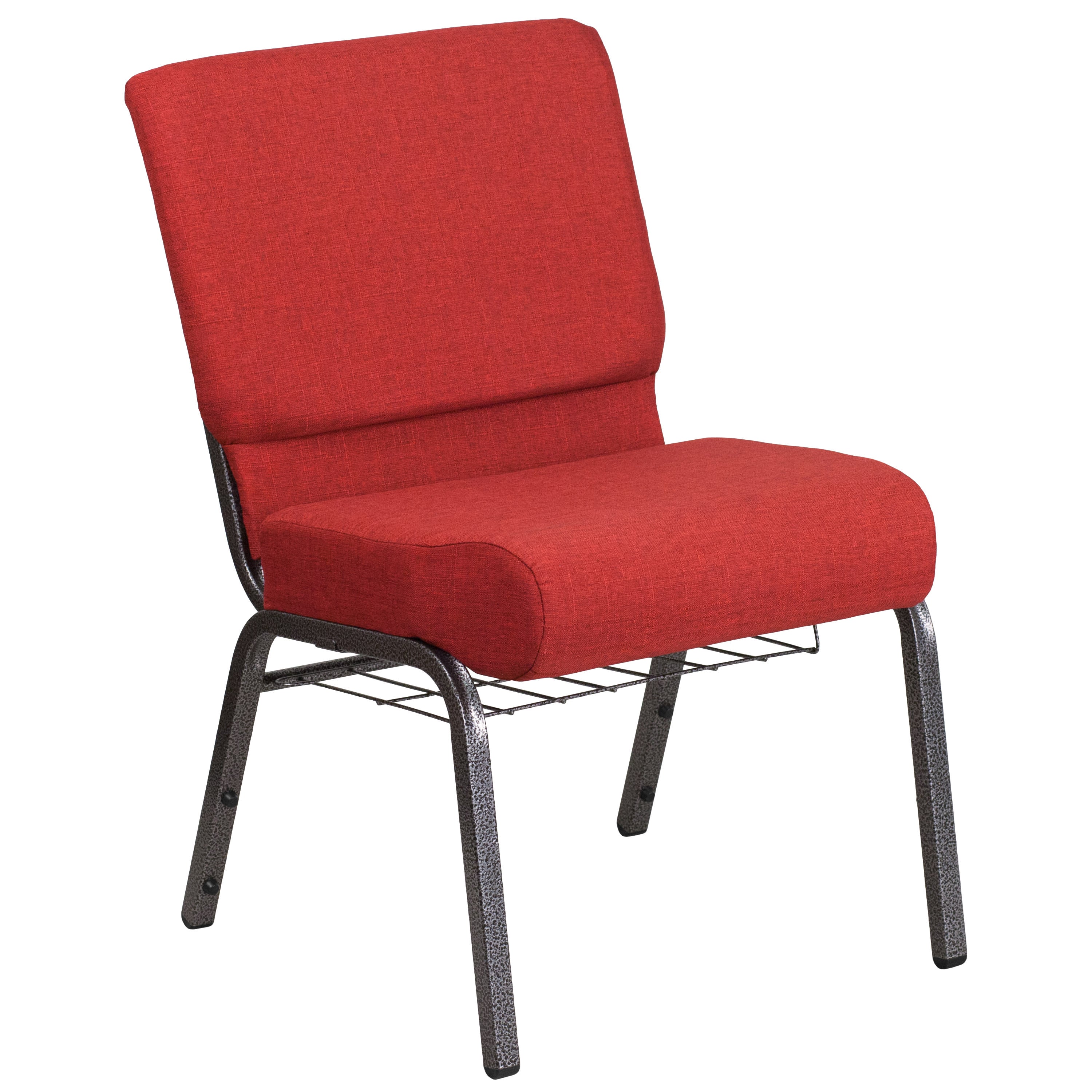 21''W Church Chair-Book Rack FD-CH0221-4-BAS- – Church Chairs 4 Less