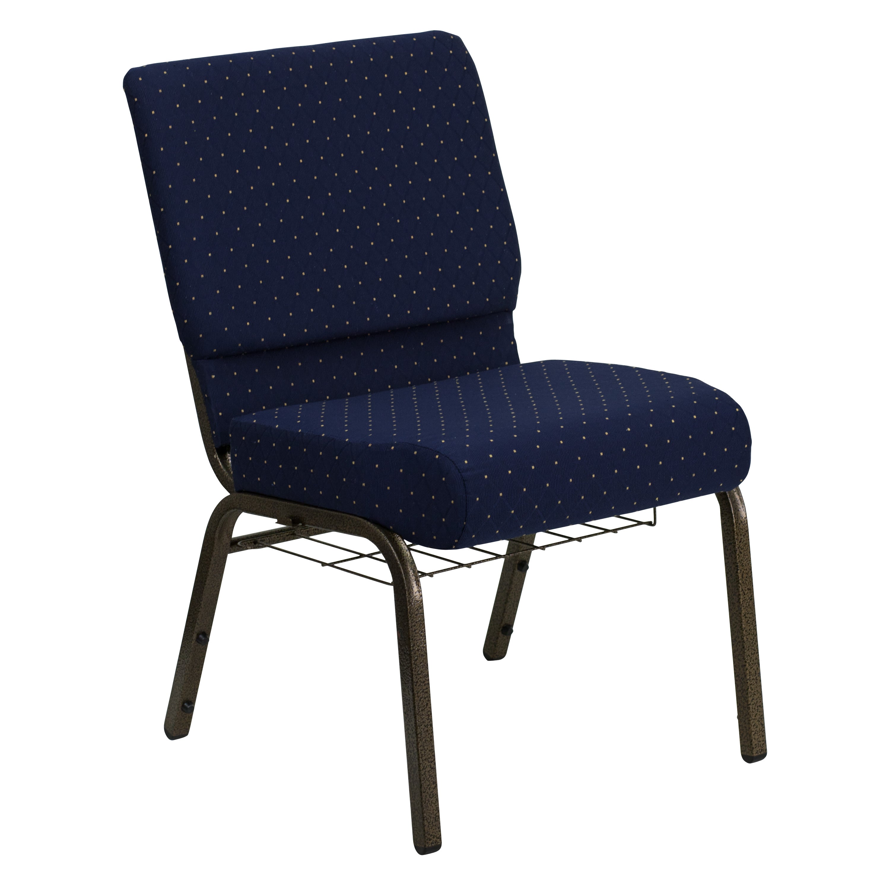 21''W Church Chair-Book Rack FD-CH0221-4-BAS- – Church