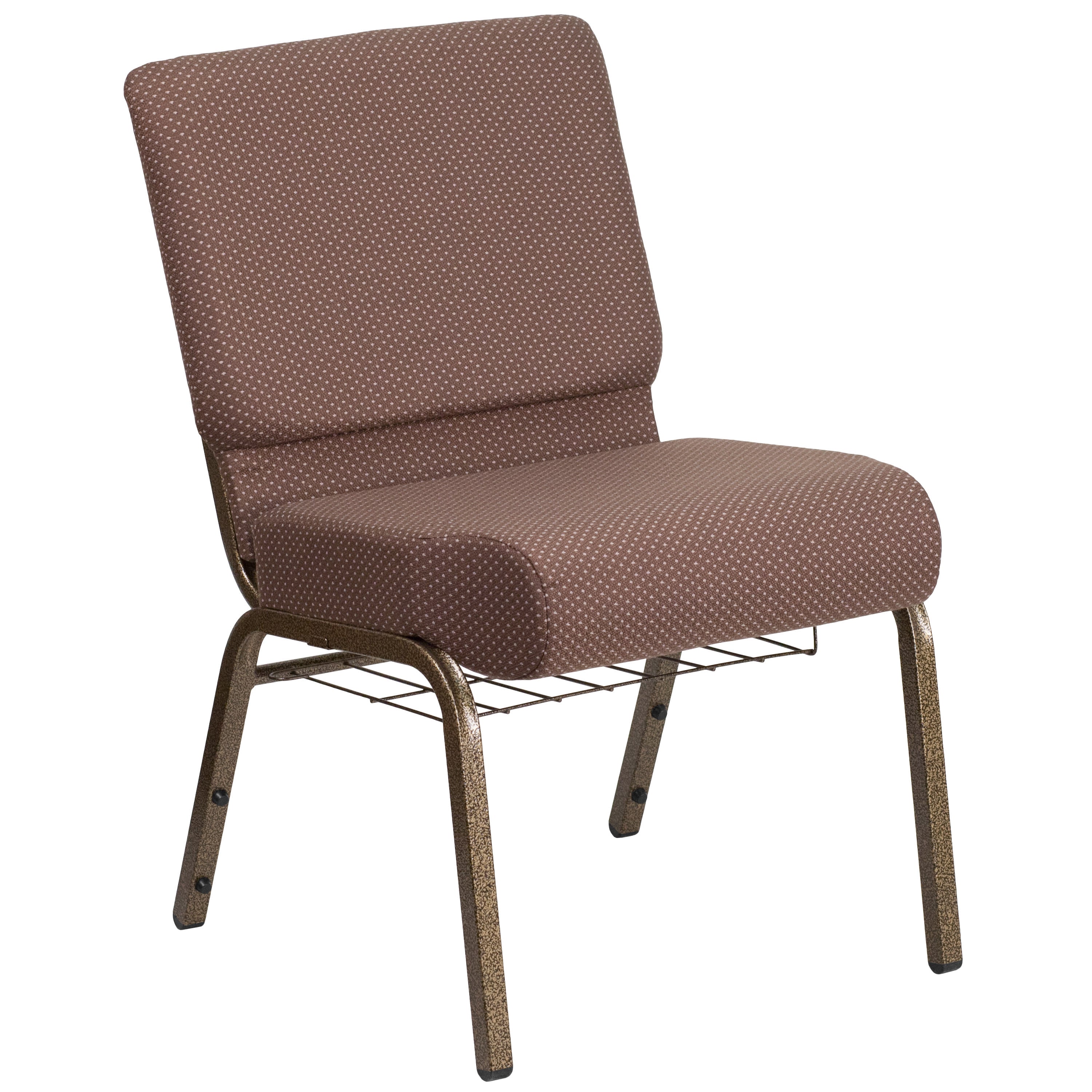 21''W Church Chair-Book Rack FD-CH0221-4-BAS- – Church Chairs 4 Less
