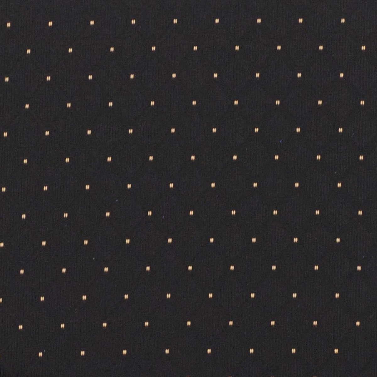 Black Dot Patterned Fabric/Gold Vein Frame |#| 21inchW Stacking Church Chair in Black Dot Patterned Fabric - Gold Vein Frame