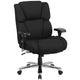 Black Fabric |#| 24/7 Intensive Use Big & Tall 400 lb. Rated High Back Black Fabric Chair