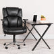 Black LeatherSoft |#| 24/7 Intensive Use Big & Tall 400 lb. Rated High Back Black LeatherSoft Chair