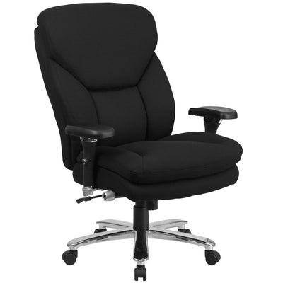HERCULES Series 24/7 Intensive Use Big & Tall 400 lb. Rated High Back Executive Swivel Ergonomic Office Chair with Lumbar Knob and Large Triangular Shaped Headrest - View 1