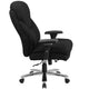 Black Fabric |#| 24/7 Intensive Use Big & Tall 400 lb. Rated High Back Black Fabric Chair