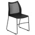 HERCULES Series 661 lb. Capacity Stack Chair with Air-Vent Back and Powder Coated Sled Base