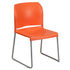 HERCULES Series 880 lb. Capacity Full Back Contoured Stack Chair with Powder Coated Sled Base