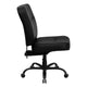 Black LeatherSoft |#| Big & Tall 400 lb. Rated High Back Black LeatherSoft Ergonomic Office Chair
