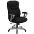 HERCULES Series Big & Tall 400 lb. Rated Executive Swivel Ergonomic Office Chair with Silver Finished Adjustable Arms