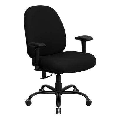 HERCULES Series Big & Tall 400 lb. Rated Fabric Executive Swivel Ergonomic Office Chair with Adjustable Back Height and Arms