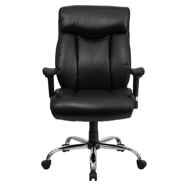 Black Fabric |#| Big & Tall 400 lb. Rated High Back Black Fabric Executive Ergonomic Chair