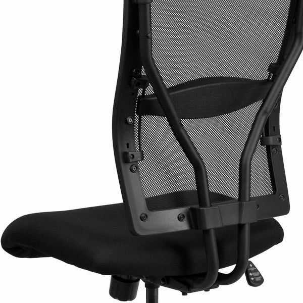 Big & Tall 400 lb. Rated Black Mesh Executive Swivel Ergonomic Office Chair
