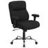 HERCULES Series Big & Tall 400 lb. Rated Swivel Ergonomic Task Office Chair with Clean Line Stitching and Adjustable Arms