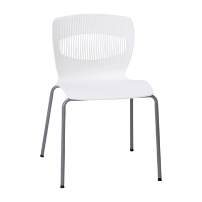 HERCULES Series Commercial Grade 770 lb. Capacity Ergonomic Stack Chair with Lumbar Support and Steel Frame