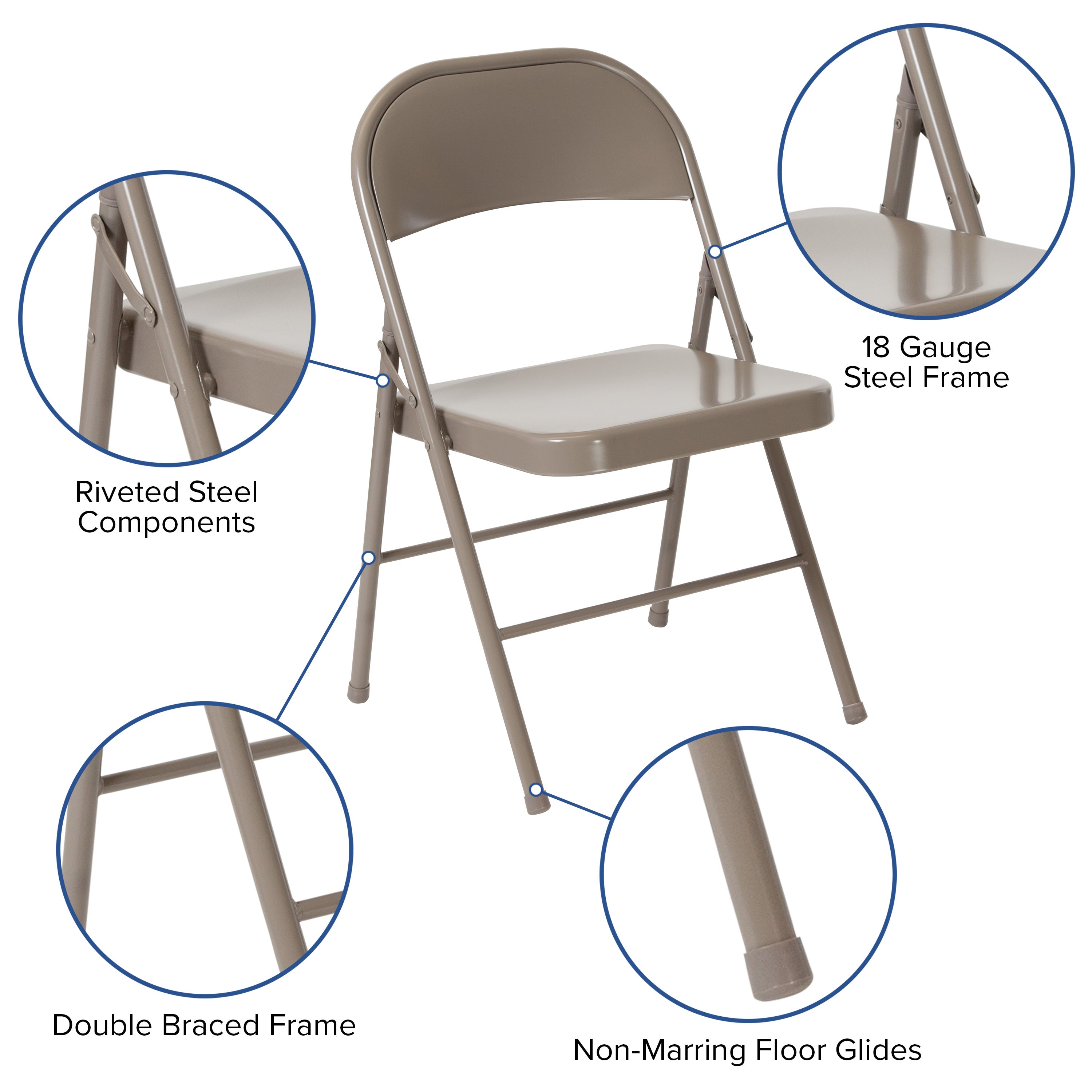 Metal Folding Chair BD-F002- – Church Chairs 4 Less