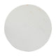 White |#| 60" Round Antique Rustic Solid Pine Farmhouse Folding Table in White