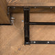 Antique Rustic |#| 60" Round Antique Rustic Solid Pine Folding Farm Dining Table