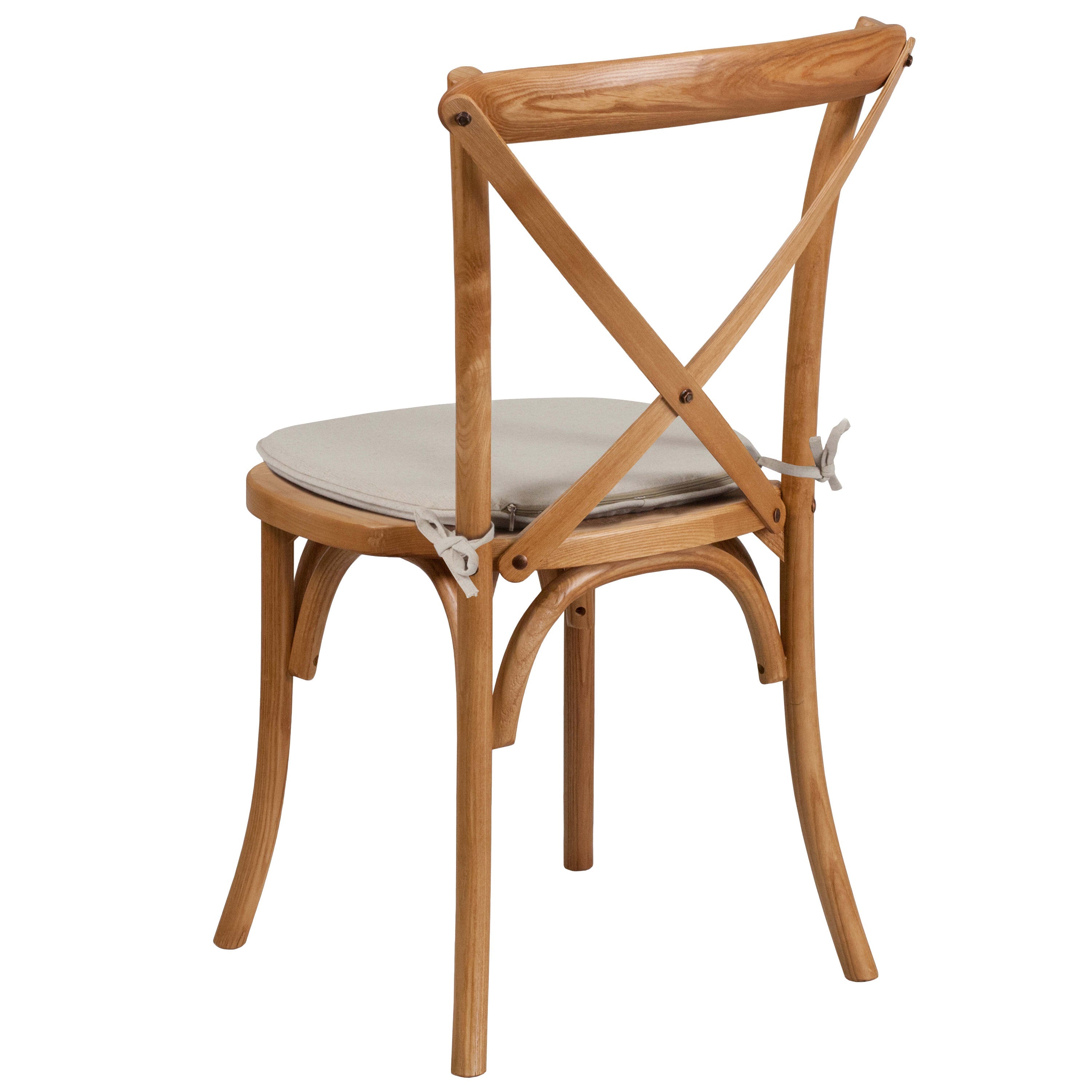Cross Back Chair w/ Cushion XU-X-NTC- – Church Chairs 4 Less
