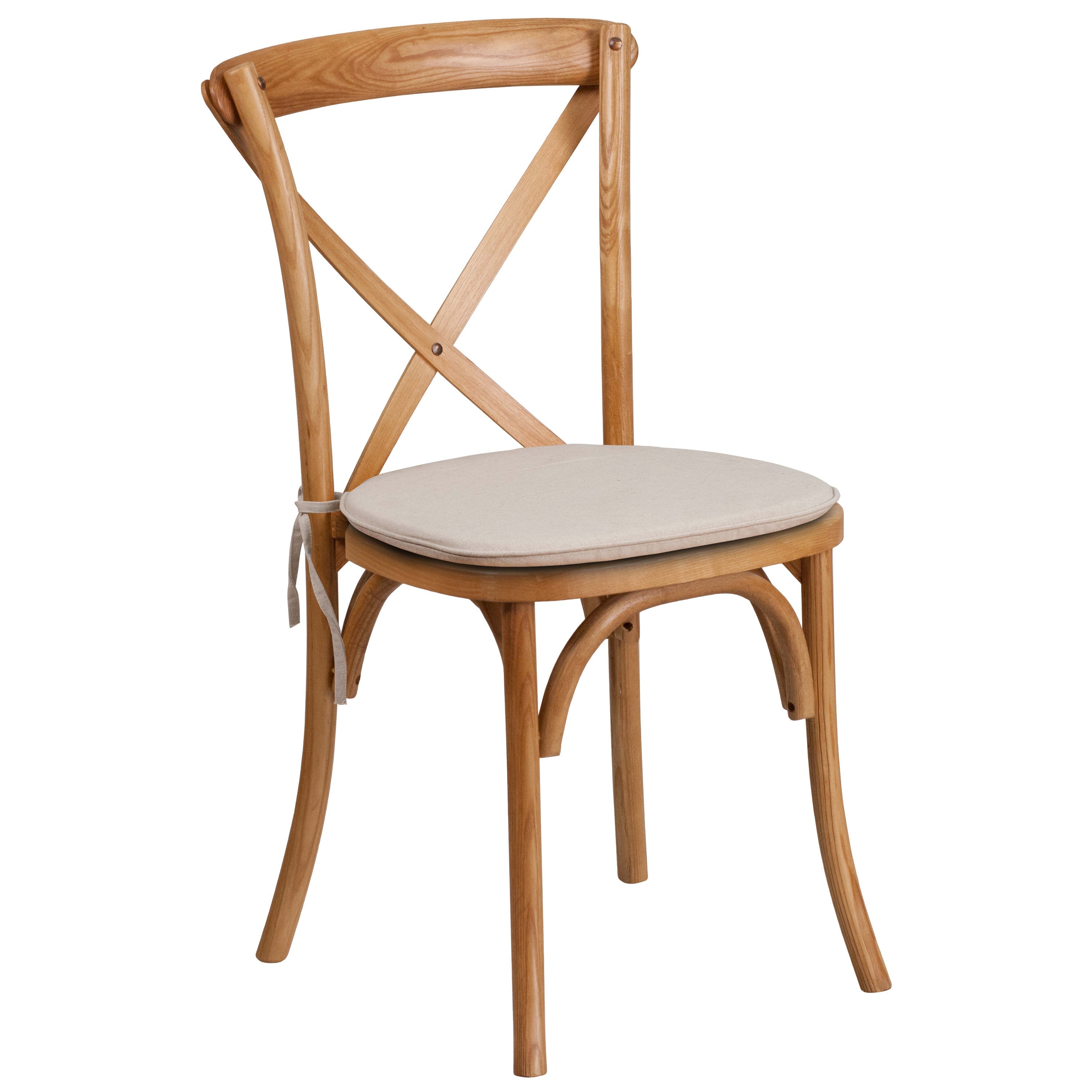 Cross Back Chair w/ Cushion XU-X-NTC- – Church Chairs 4 Less
