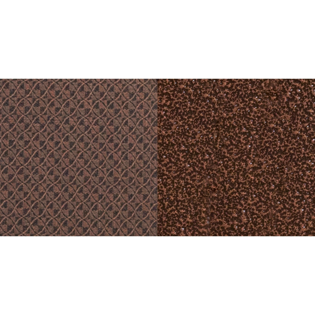 Brown Patterned Fabric/Copper Vein Frame |#| Teardrop Back Brown Patterned Fabric Stacking Banquet Chair - Copper Vein Frame