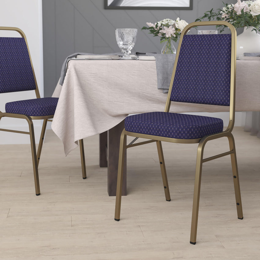 HERCULES Series Trapezoidal Back Stacking Banquet Chair with 2.5