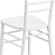 White |#| 1100lb. Capacity White Wood Stackable Chiavari Event Chair
