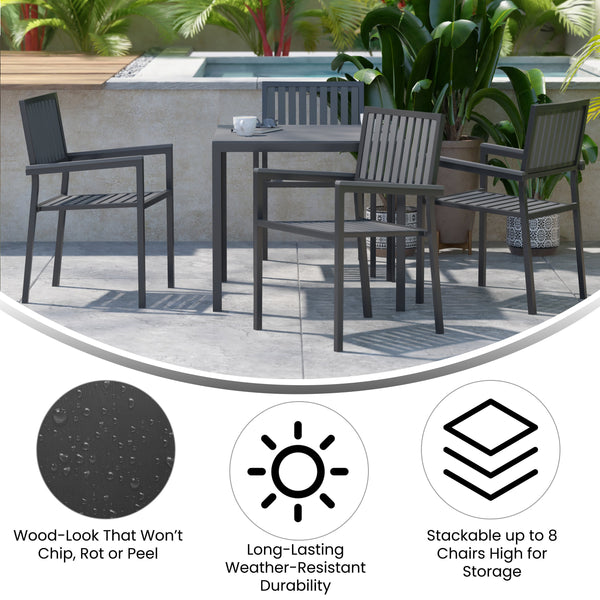 Outdoor Chair Less 2PK Outdoor Patio Chairs 2-SB-A268C- – Church Chairs 4 Less