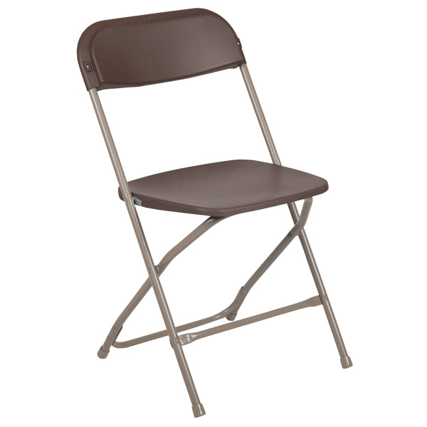 White |#| Folding Chair - White Plastic – 650LB Weight Capacity - Event Chair