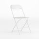 White |#| Folding Chair - White Plastic – 650LB Weight Capacity - Event Chair