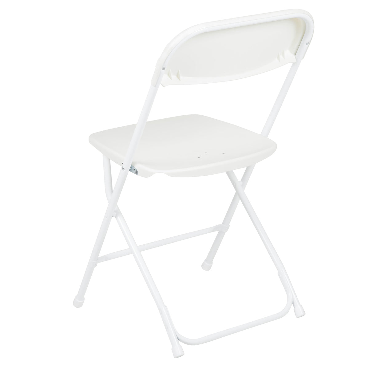 White |#| Folding Chair - White Plastic – 650LB Weight Capacity - Event Chair