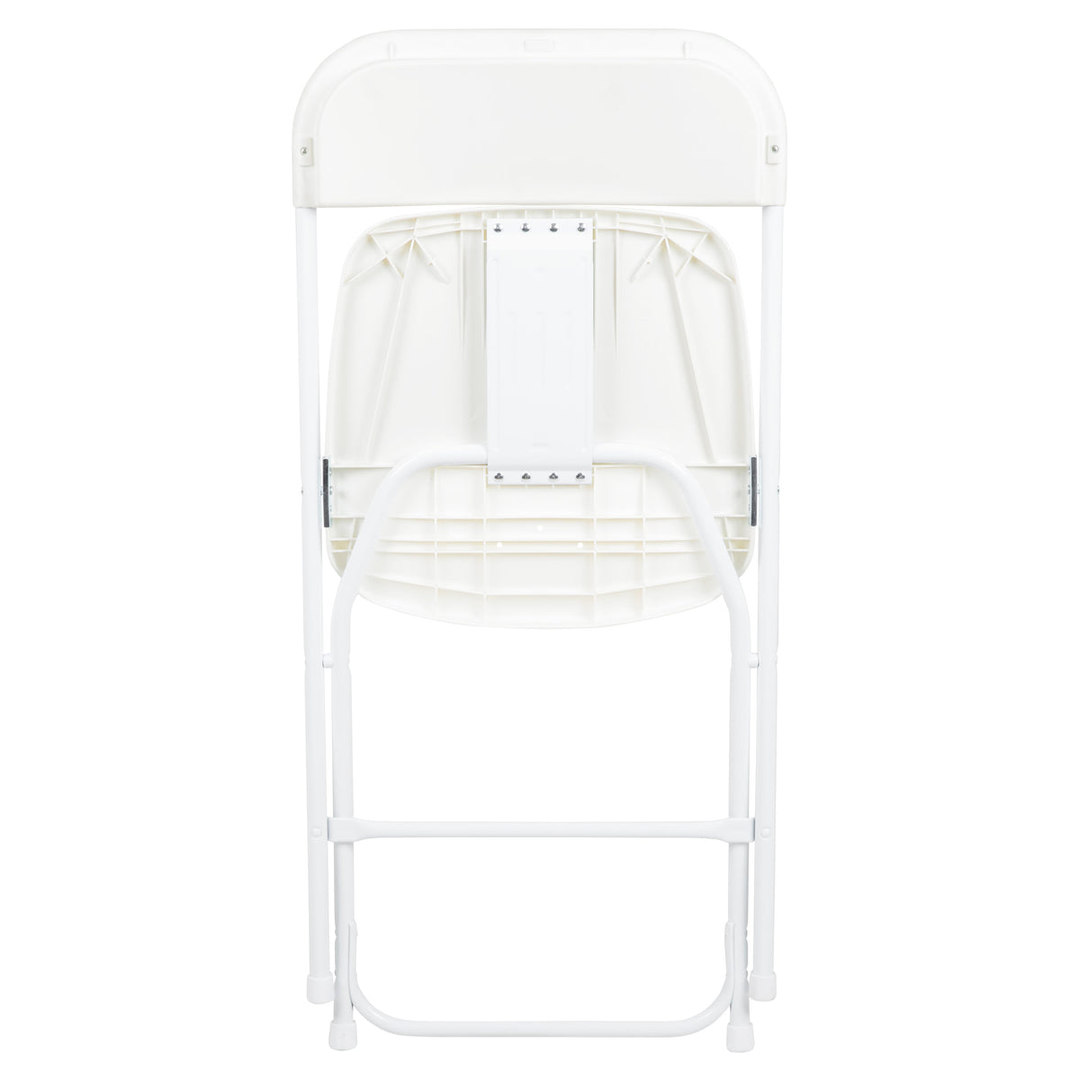 White |#| Folding Chair - White Plastic – 650LB Weight Capacity - Event Chair