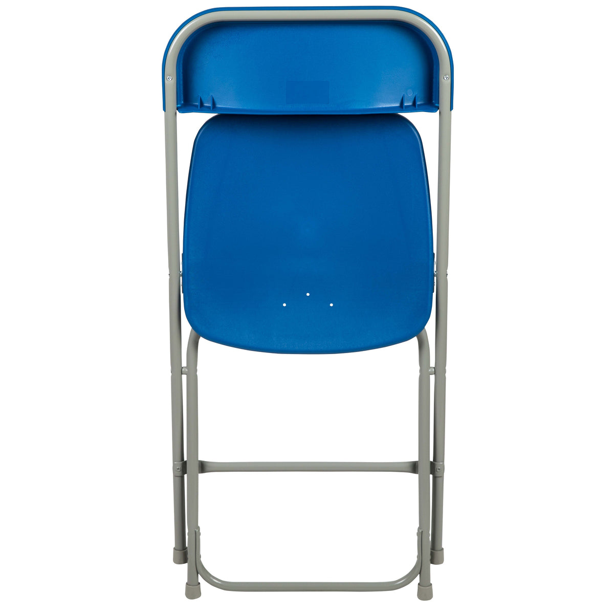 Blue |#| Folding Chair - Blue Plastic – 650LB Weight Capacity - Event Chair