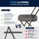 Black |#| Folding Chair - Black Plastic – 650LB Weight Capacity - Event Chair