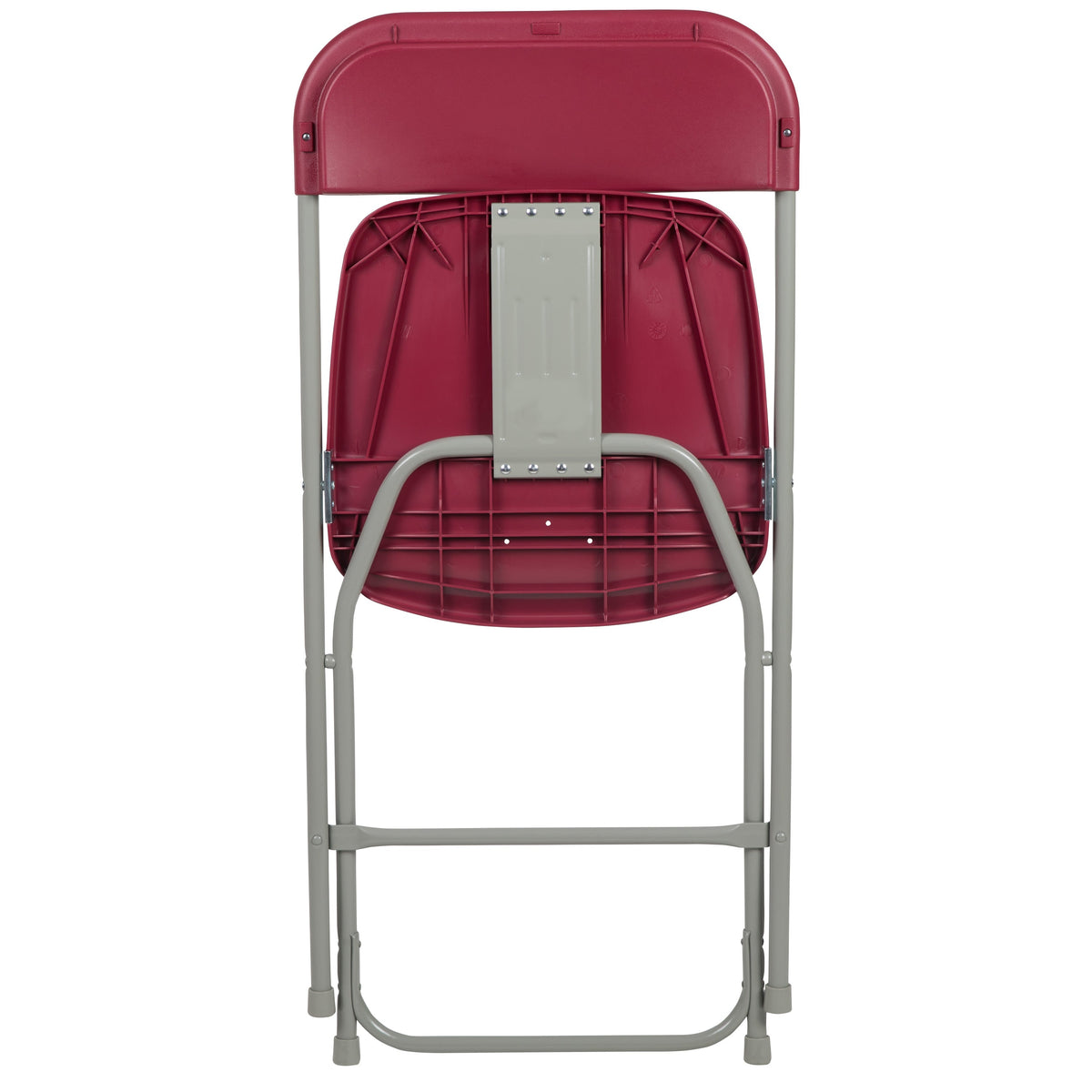 Red |#| Folding Chair - Red Plastic – 650LB Weight Capacity - Event Chair