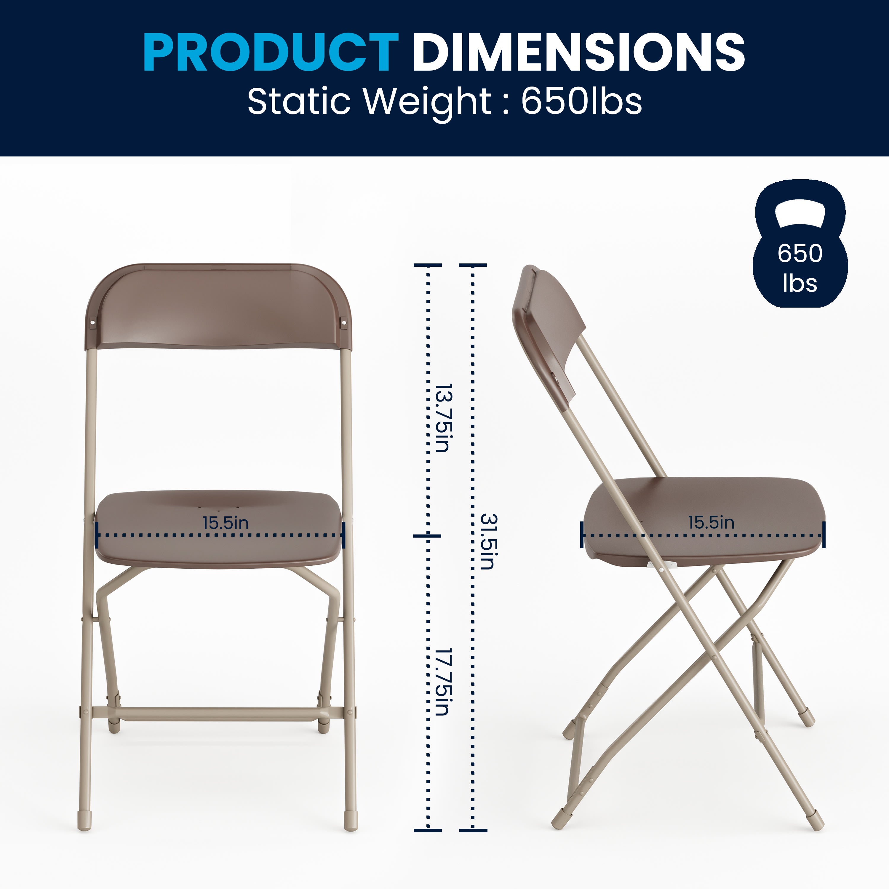 Plastic Folding Chair LE-L-3- – Church Chairs 4 Less