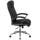 Black |#| High Back Designer Black LeatherSoft Upholstered Executive Swivel Office Chair