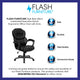 Black |#| High Back Black LeatherSoft Executive Swivel Ergonomic Office Chair