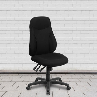 High Back Fabric Multifunction Swivel Ergonomic Task Office Chair