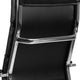 Black |#| High Back Black LeatherSoft Contemporary Panel Executive Swivel Office Chair