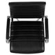 Black |#| High Back Black LeatherSoft Ribbed Executive Swivel Office Chair - Desk Chair